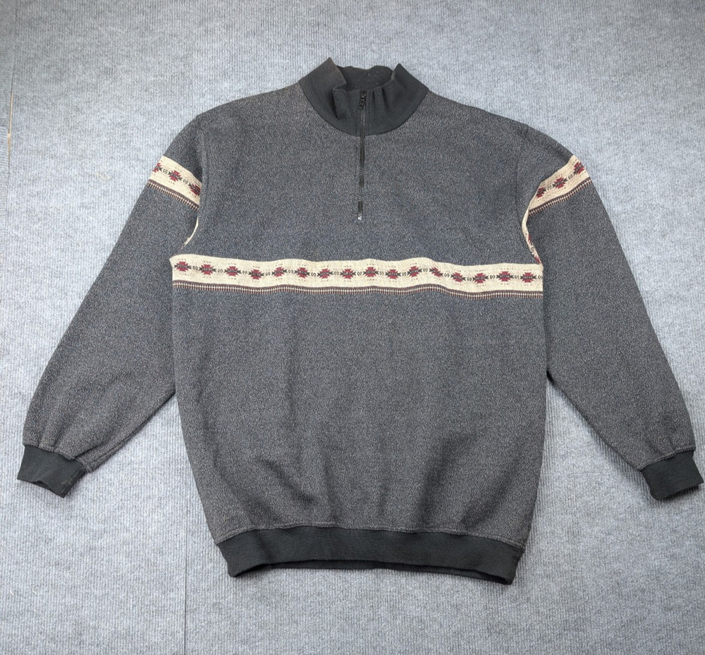 Knights Sportswear Sweatshirt Mens XL Tall Southwestern Aztec Vintage Rodeo Work